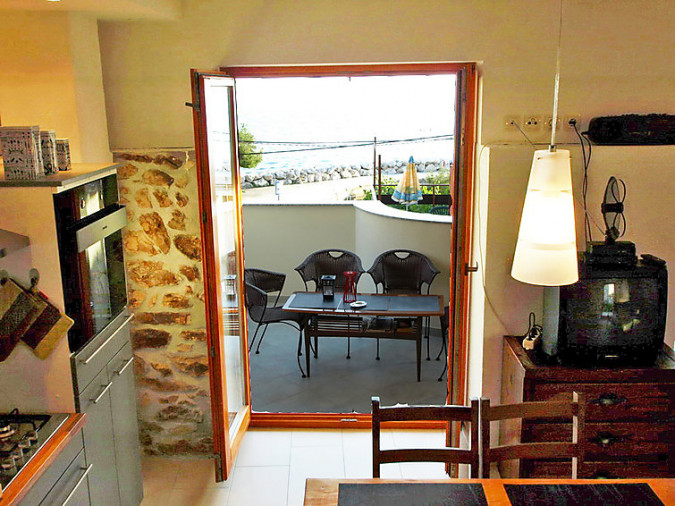 Studio na mirnoj lokaciji, preko puta mora, s prekrasnim pogledom, Apartmani Milin uz more Zadar - Diklo Zadar