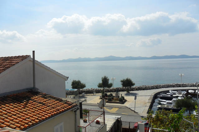 Studio na mirnoj lokaciji, preko puta mora, s prekrasnim pogledom, Apartmani Milin uz more Zadar - Diklo Zadar