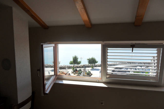 Studio na mirnoj lokaciji, preko puta mora, s prekrasnim pogledom, Apartmani Milin uz more Zadar - Diklo Zadar