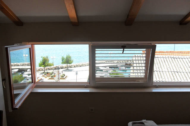 Studio na mirnoj lokaciji, preko puta mora, s prekrasnim pogledom, Apartmani Milin uz more Zadar - Diklo Zadar
